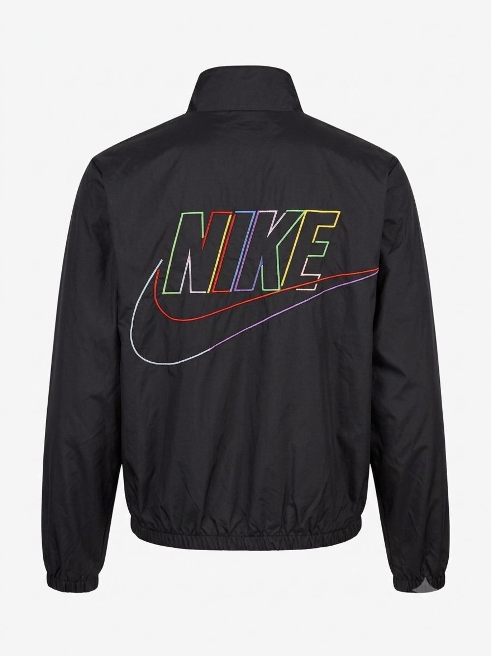 Nike Black Full-Zip Windbreaker Jacket